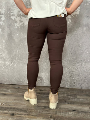 Hyperstretch Skinny Mid rise Pant - Coco (Small - 3X)