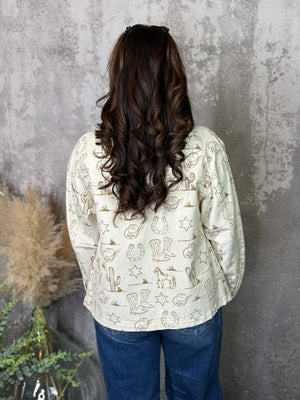 Western Graphic Chore Jacket