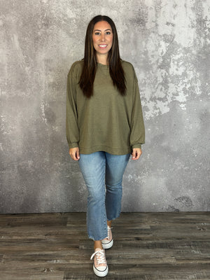 The Thermal Tova Top - Olive (Small - 3X)