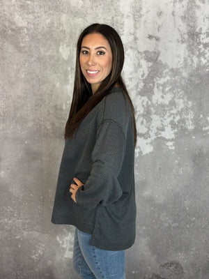 The Thermal Tova Top - Black (Small - 3X)