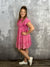 Pink Chambray Denim Dress  (Small - 3X)