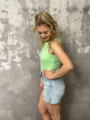 The Rae Bodysuit - Mint Green (Small - 2X) - FINAL SALE