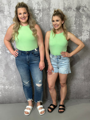 The Rae Bodysuit - Mint Green (Small - 2X) - FINAL SALE