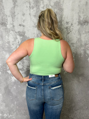 The Rae Bodysuit - Mint Green (Small - 2X) - FINAL SALE