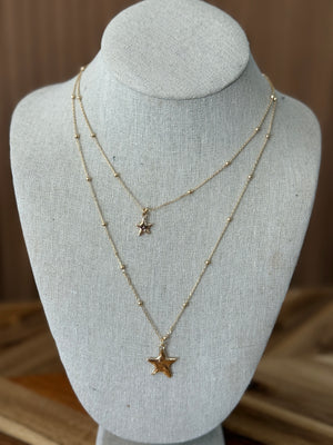 Shooting Stars Dainty Necklace