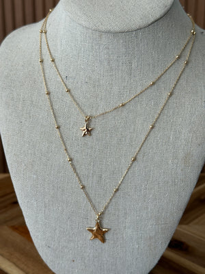 Shooting Stars Dainty Necklace