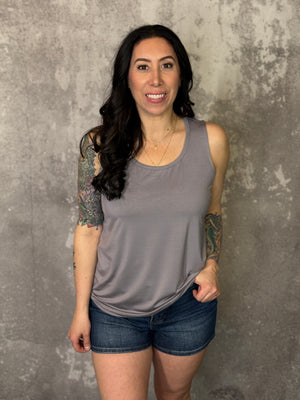 The Tori Tank - Latte (Small - 3X)