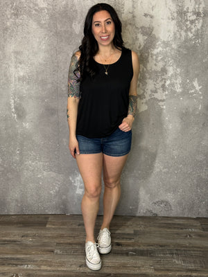 The Tori Tank - Black (Small - 3X)