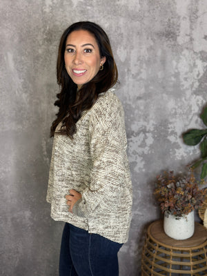 Textured Collared Top (Small - 3X)