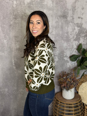 The Delilah Sweater - Olive - BESTSELLER