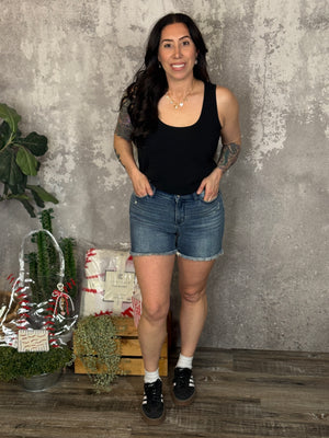 Judy Blue High Waisted V - Front Shorts (S - 3X) RESTOCK