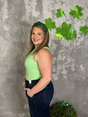 The Rae Bodysuit - Mint Green (Small - 2X) - FINAL SALE