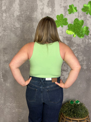 The Rae Bodysuit - Mint Green (Small - 2X) - FINAL SALE