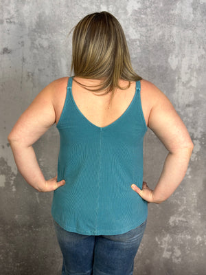 The Penny Tank - Teal - FINAL SALE