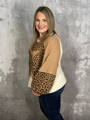 Leopard Star Sweatshirt