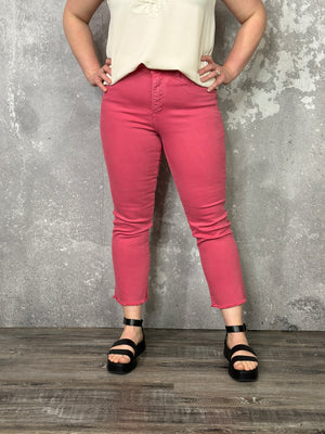 RFM Dylan Straight Leg Tummy Control Denim Crop - Sunkissed (sizes 00-24) - FINAL SALE