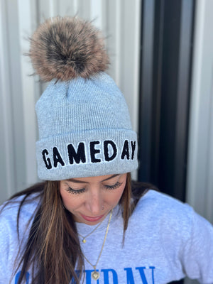 Gameday Toque - Grey/Black RESTOCK