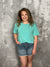 The Erica Tee - Mint (Small - 3X)