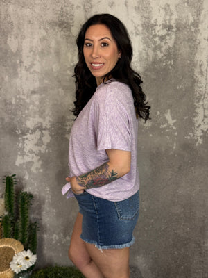 Lavender Lace Top
