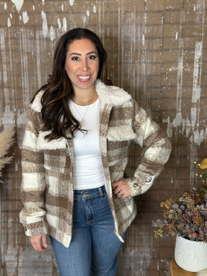 Mocha Plaid Shacket