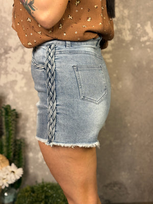 Braided Detail Shorts