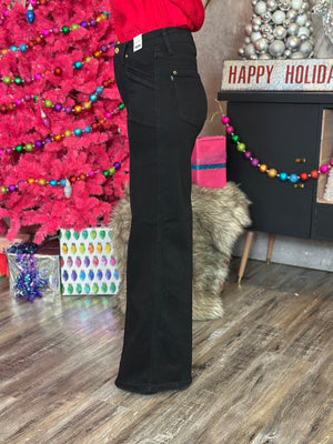 Judy Blue High Waisted Retro Gold Patch Jean (sizes 24-24W)