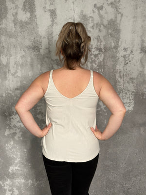 The Penny Tank - Ivory - FINAL SALE