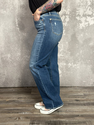 Judy Blue 90's Straight Leg Jean (sizes 0/24-24W)