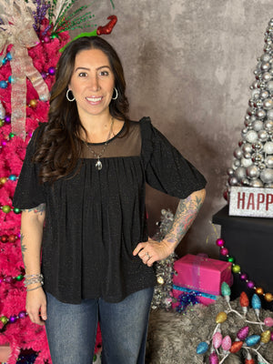 Glitz Top - (Small - 3X)