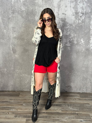 Tattooed Rock and Roll Duster (Small - 2X) RESTOCK