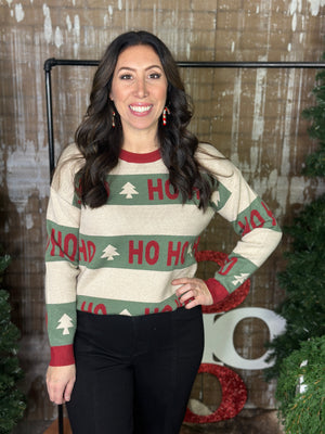 Ho Ho Ho Sweater (Small - 3X)
