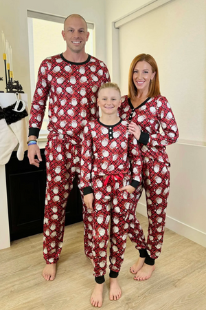 PREORDER Buttery Shirley Family Lounge Sets - Checked Santa - FINAL SALE