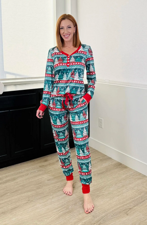 PREORDER Buttery Shirley Family Lounge Sets - Christmas Tree - FINAL SALE