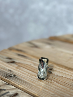 Long Rectangle Ring - Clear