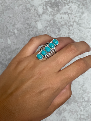 Stacked Turquoise Ring RESTOCK