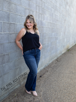 Judy Blue Straight Leg Tummy Control Dark Wash Work it Jean (sizes 0/24-24W) - BESTSELLER