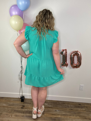 The Maya Dress - Jade (Small - 2X)