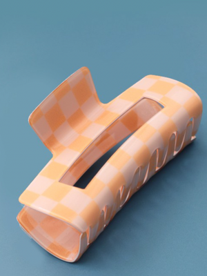 Checked Hair Claw