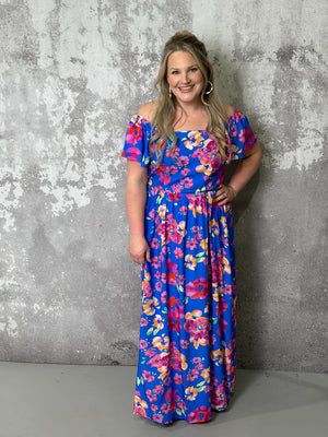 Spring Floral Fever Dress (Small - 3X)