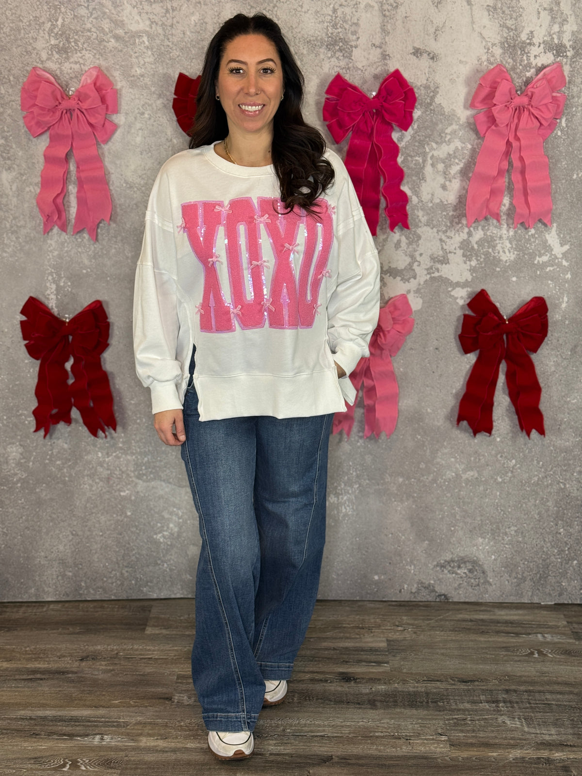 XOXO Bow Sweatshirt RESTOCK