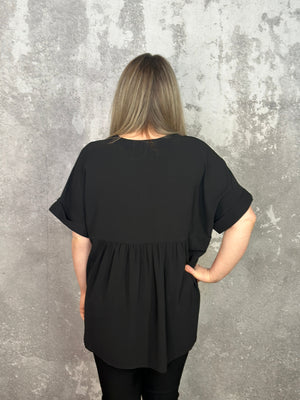 Short Sleeve Flow Top (Small - 2X)