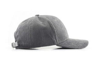 Corduroy Ball Cap - Grey