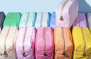 Round Nylon Cosmetic Bag