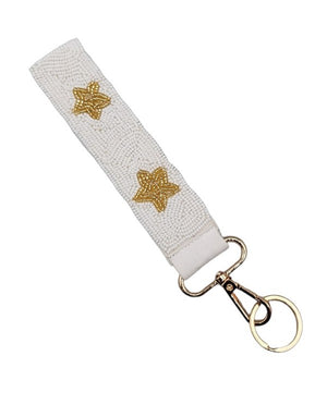 Star Beaded Keychain - 5 Colors