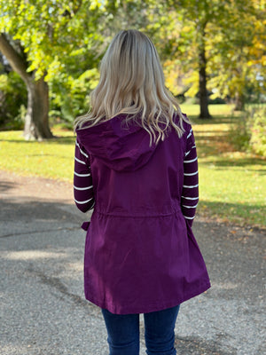 Cargo Vest - Plum