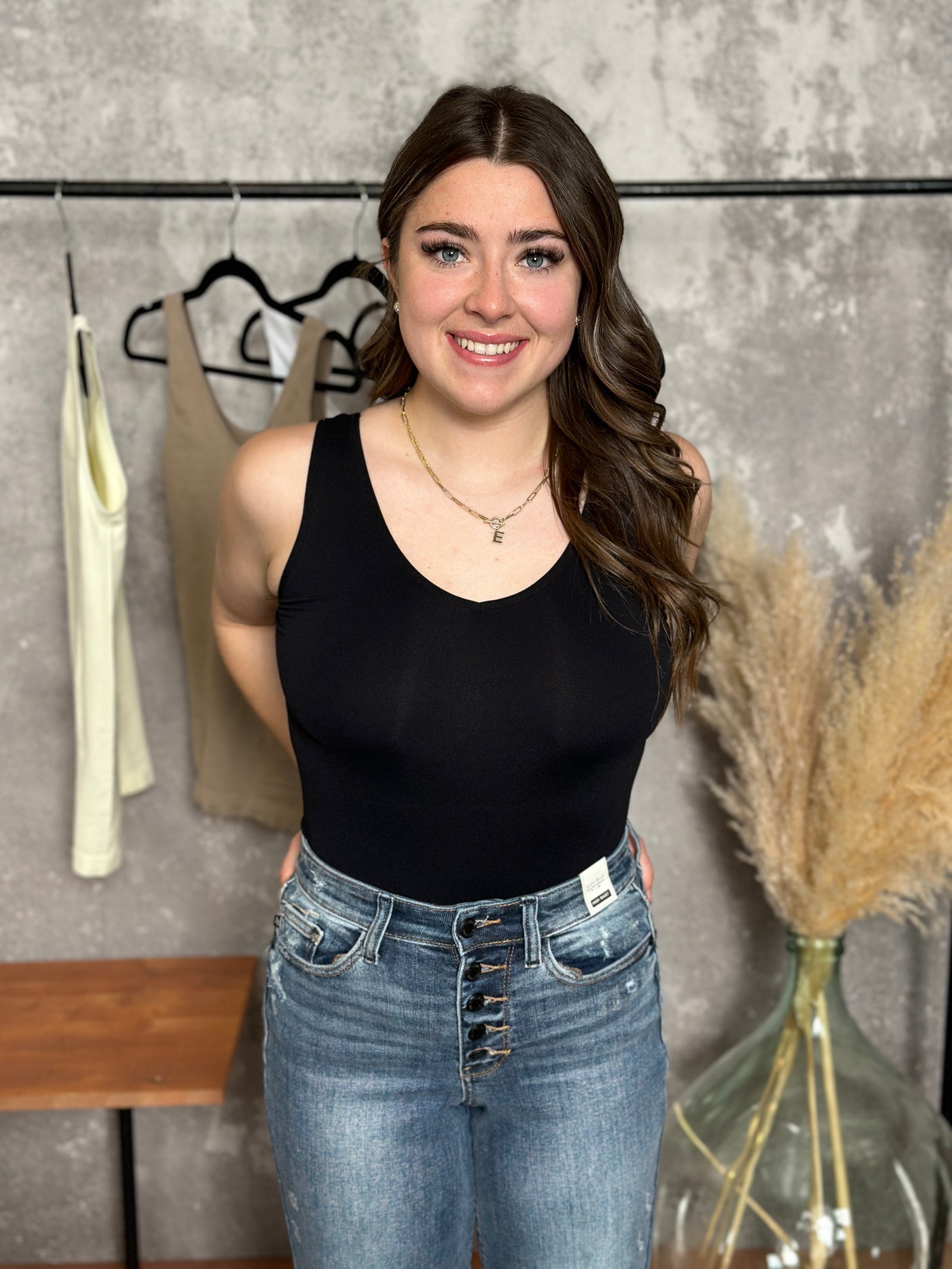 Seamless Layering Reversible Tank - Black - FINAL SALE