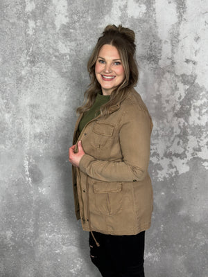 Tencel Jacket - Tan