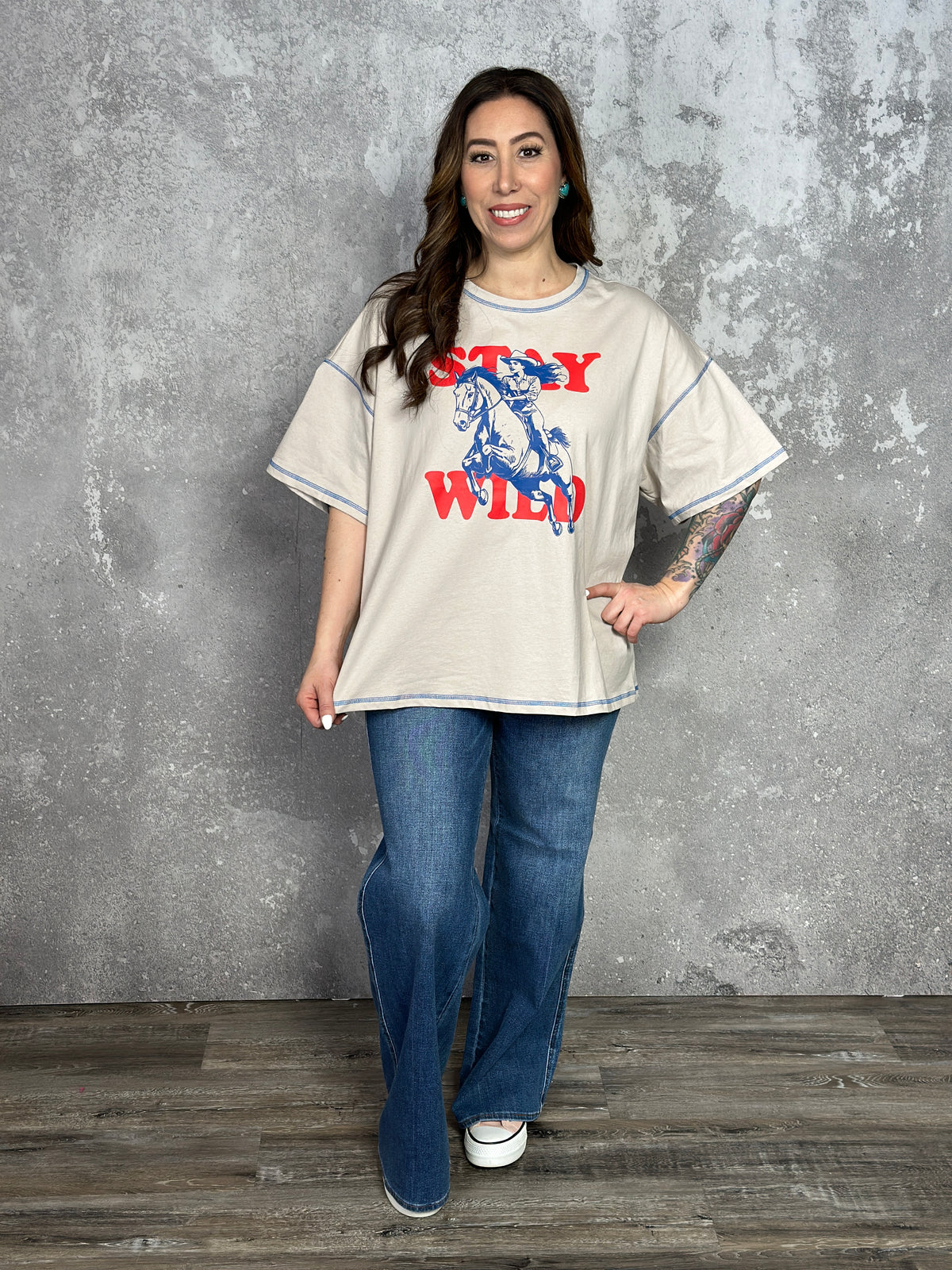 Stay Wild Cowgirl Tee