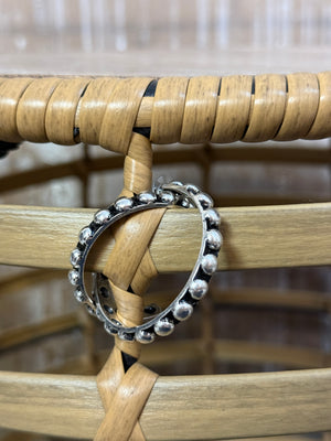 Studded Hoop Earring