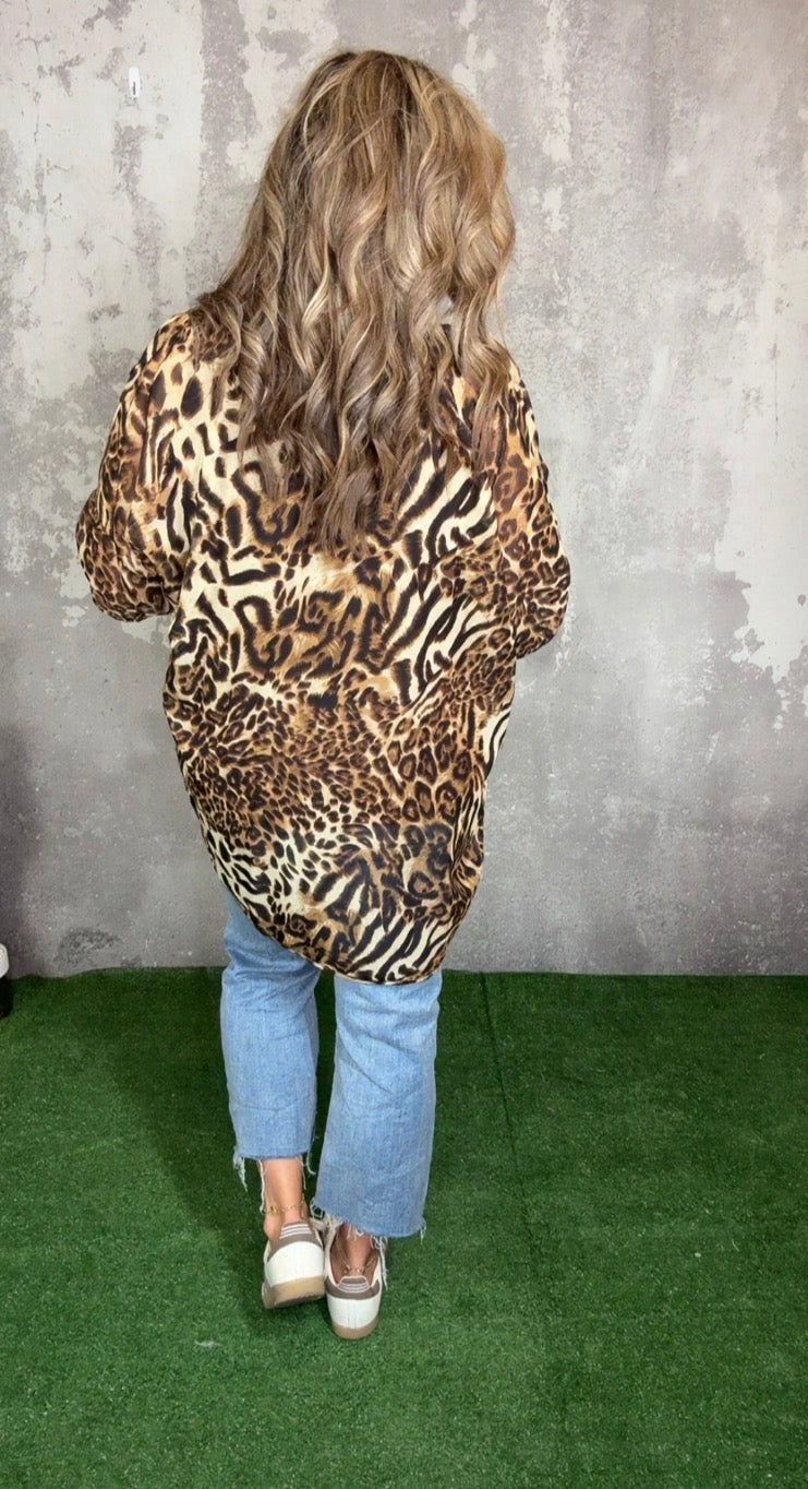 Leopard Kimono